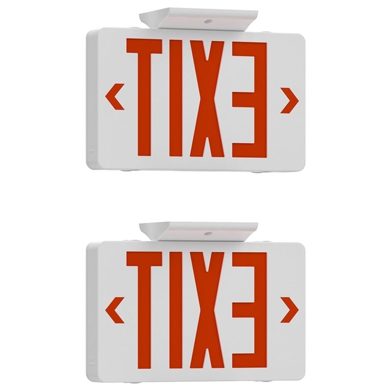 Emergency Exit Sign - ABKQ-UL Listed LED Exit Light With