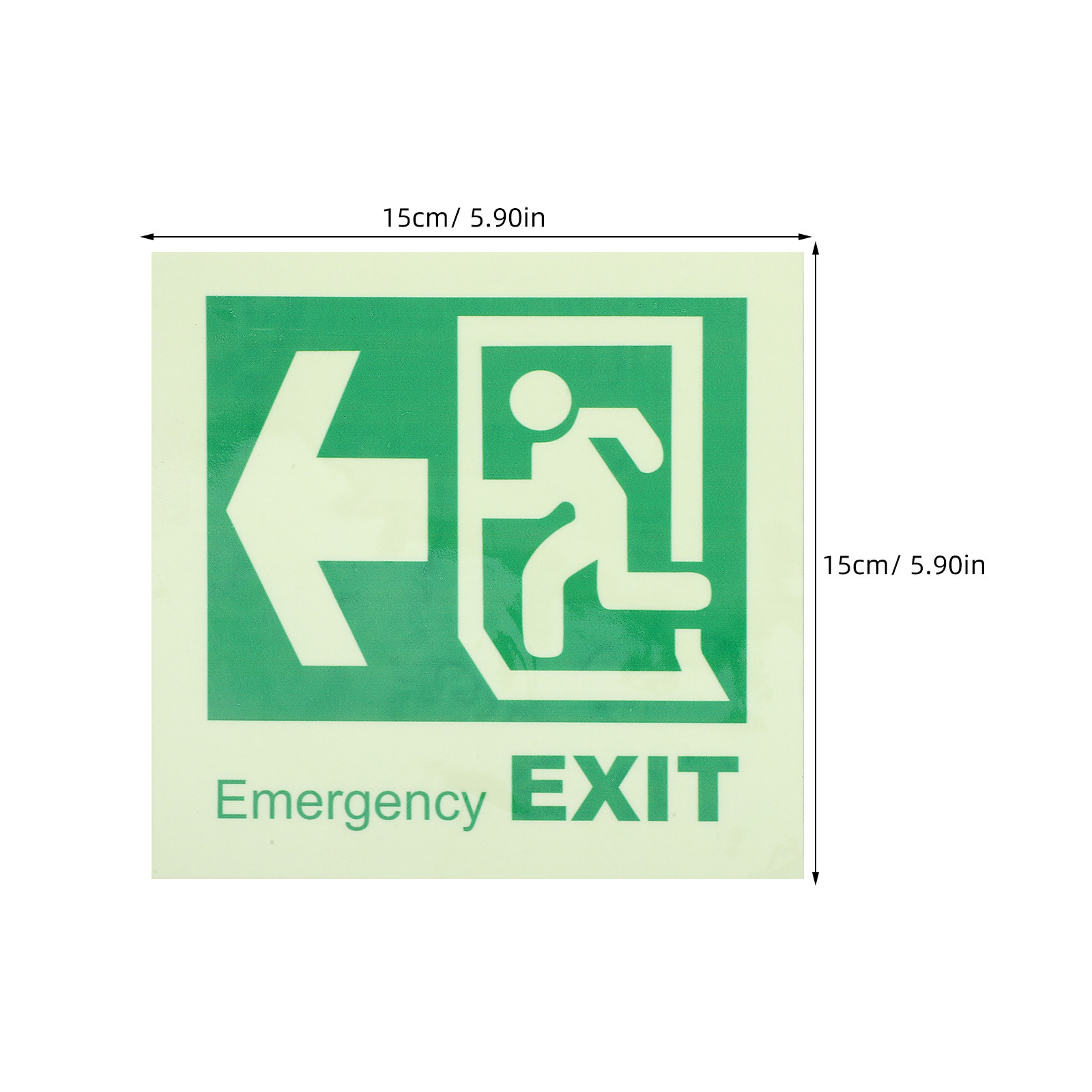 Self Adhesive Luminous Emergen - Emergency Exit Sign ulasan dan harga