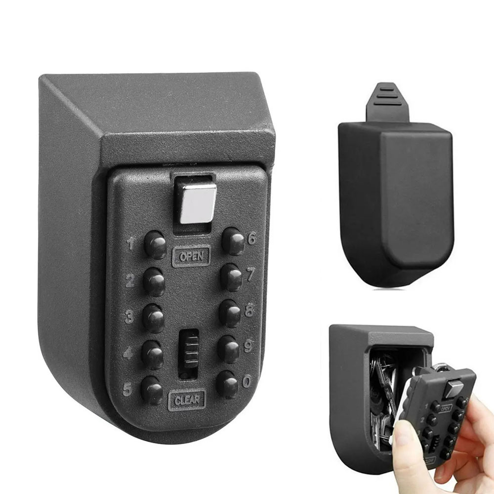 Key Lock Box Wall Mounted Push - Lockbox Key Secure ulasan dan harga