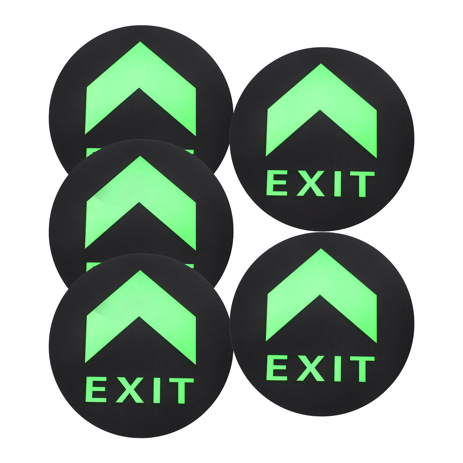 5Pcs Night Luminous Exit Sign  - Emergency Exit Sign ulasan dan harga