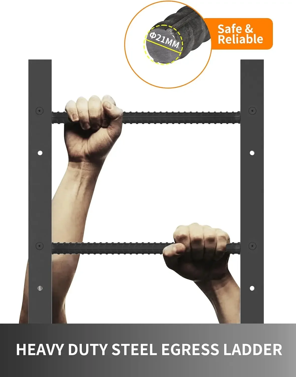 5-Rung Window Well Ladder, Hea - Fire Escape Ladder ulasan dan harga