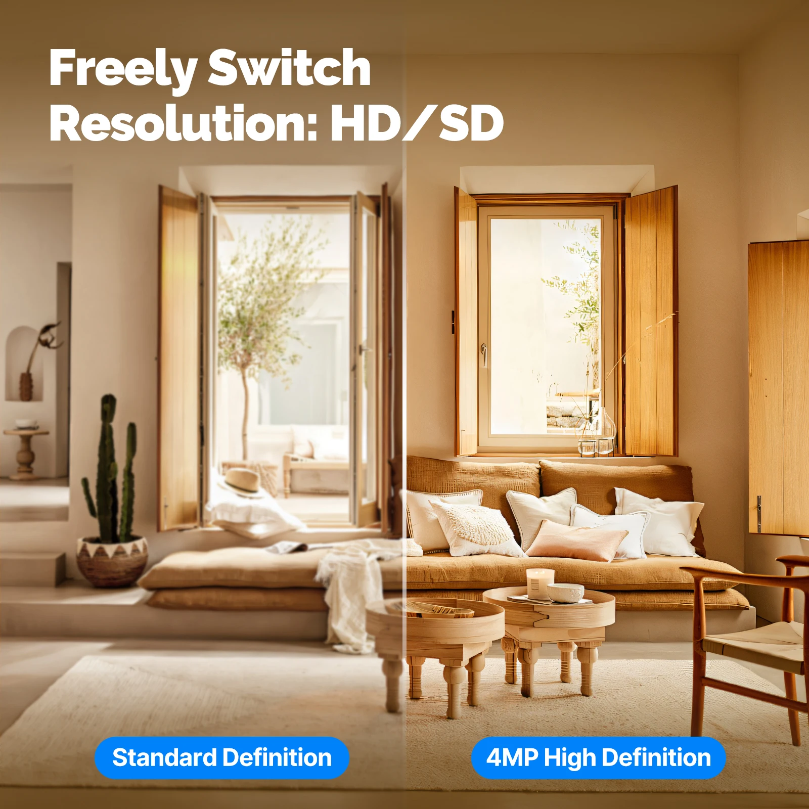 MOESTuya WiFi Indoor Pan/Tilt  - Eufy Camera E220 ulasan dan harga