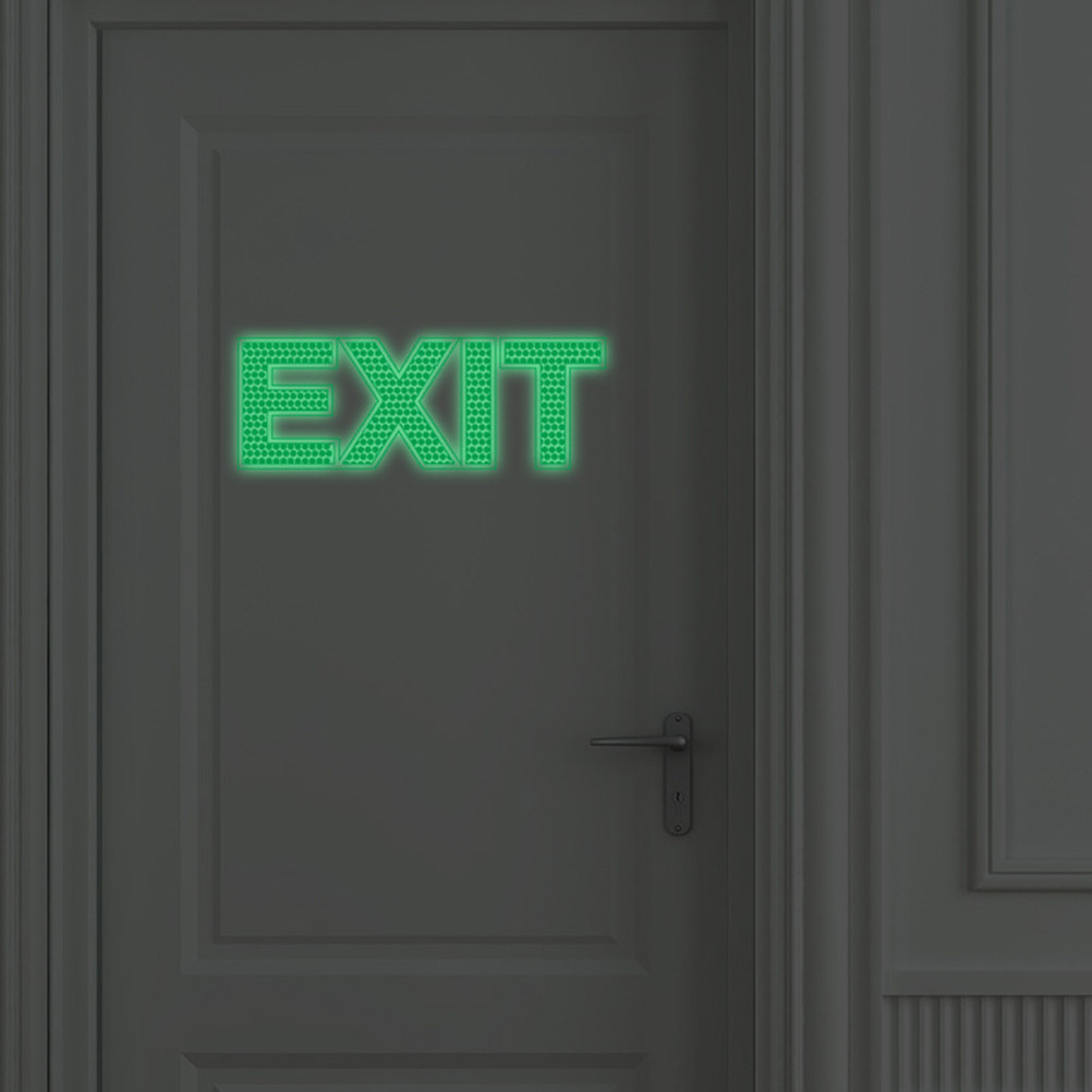 Emergency Exit Wall Sticker Lu - Emergency Exit Sign ulasan dan harga