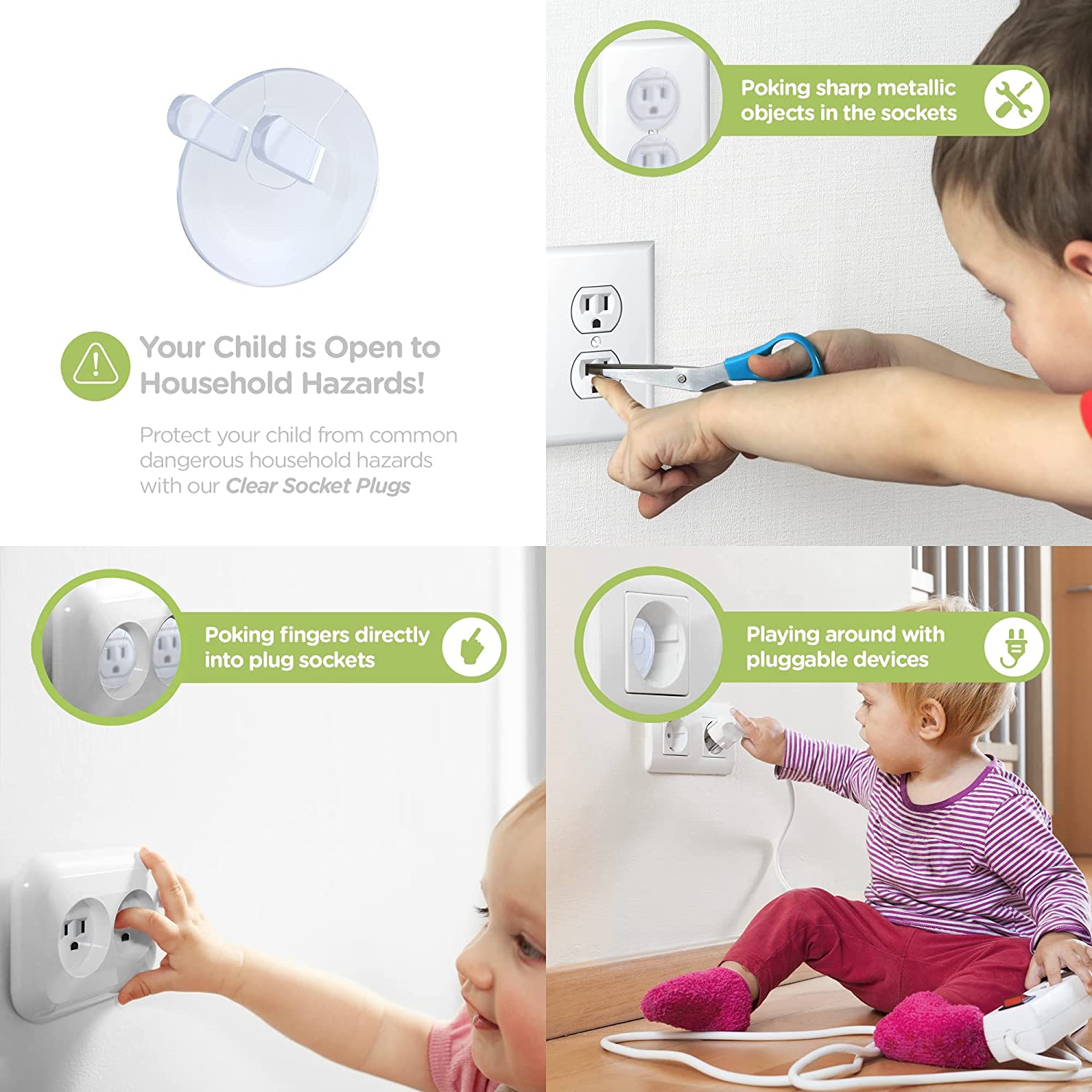 10pcs Outlet Covers, American  - Outlet Cover Baby ulasan dan harga