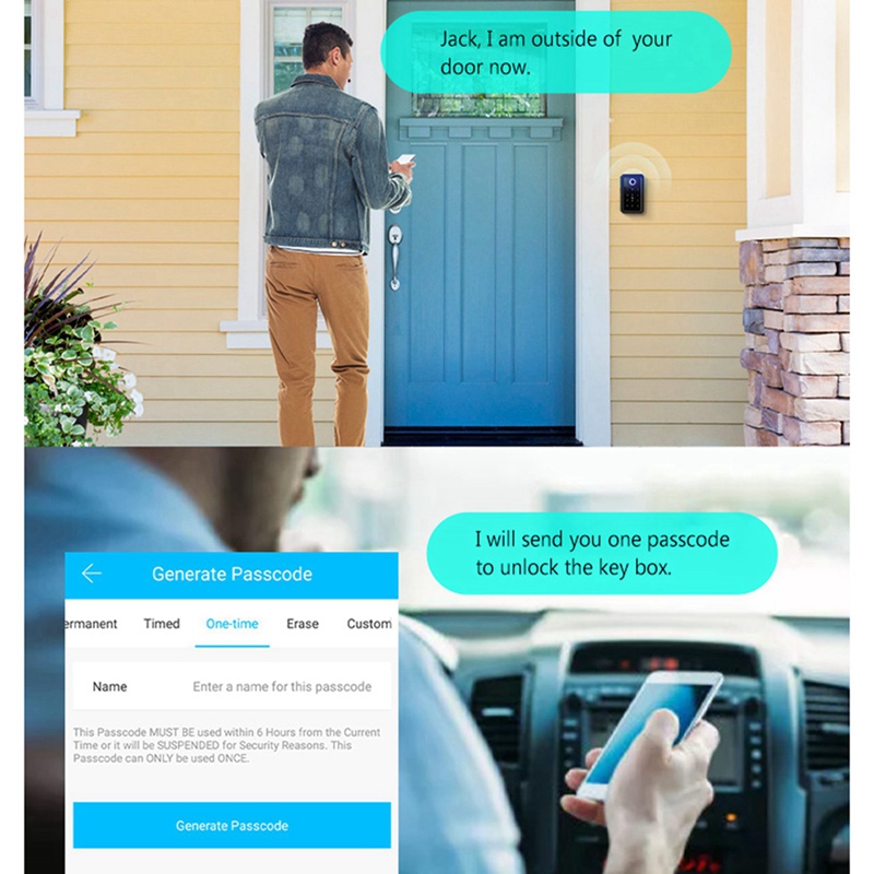 【Hot Cake】10X Smart Key Lock B - Lockbox Key Secure ulasan dan harga