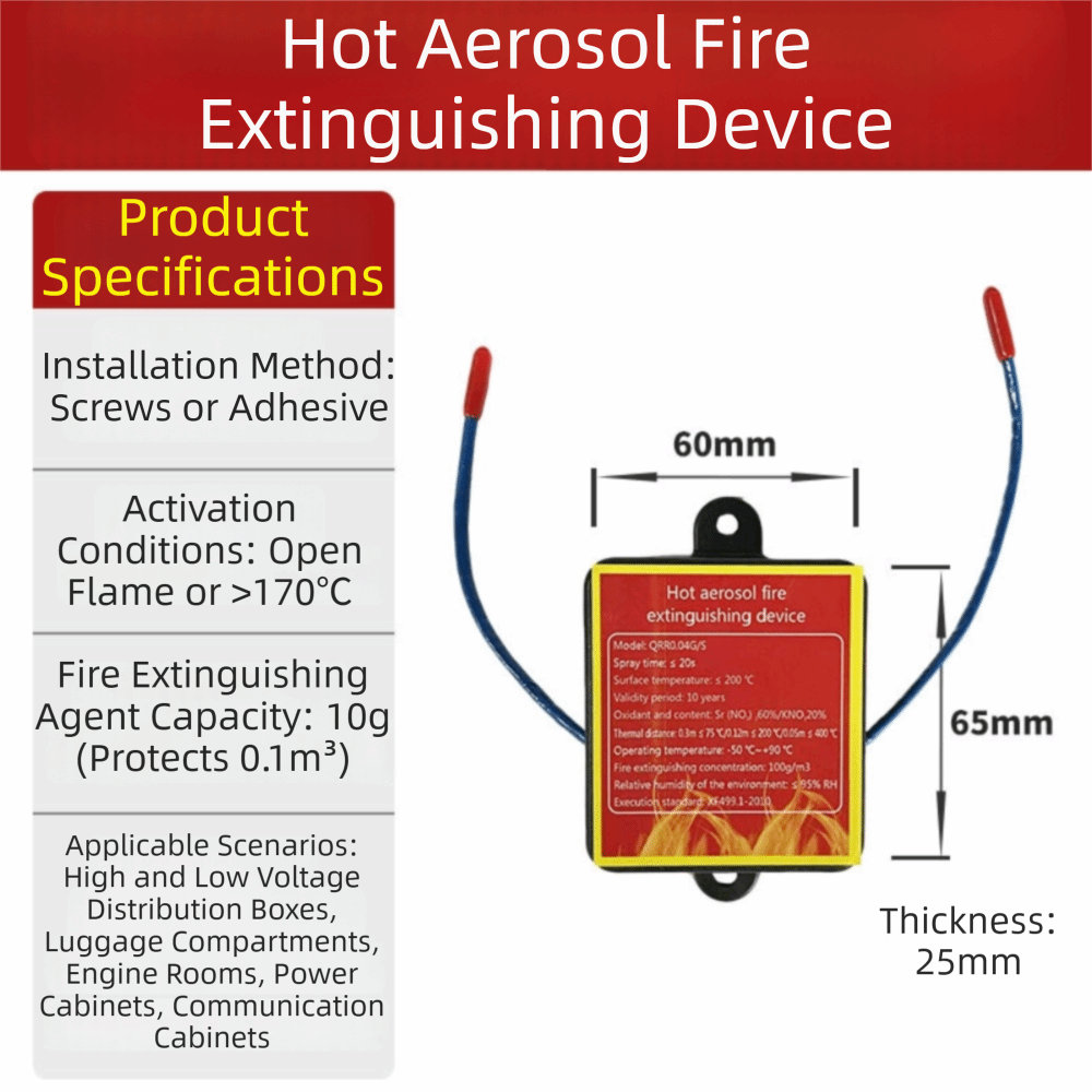 Dual-Line Design Flame Retarda - Fire Extinguisher Small ulasan dan harga