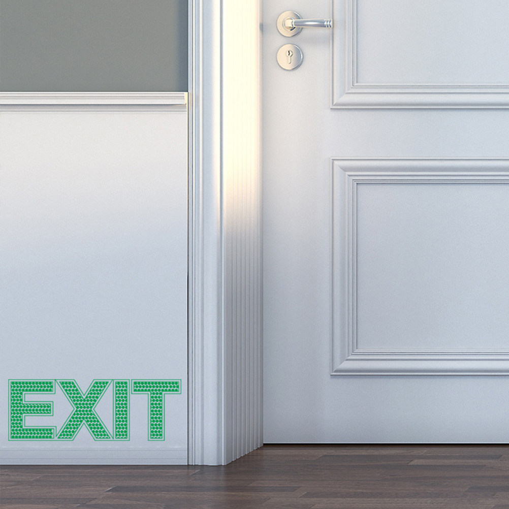 Luminous Exit Wall Sticker Dec - Emergency Exit Sign ulasan dan harga