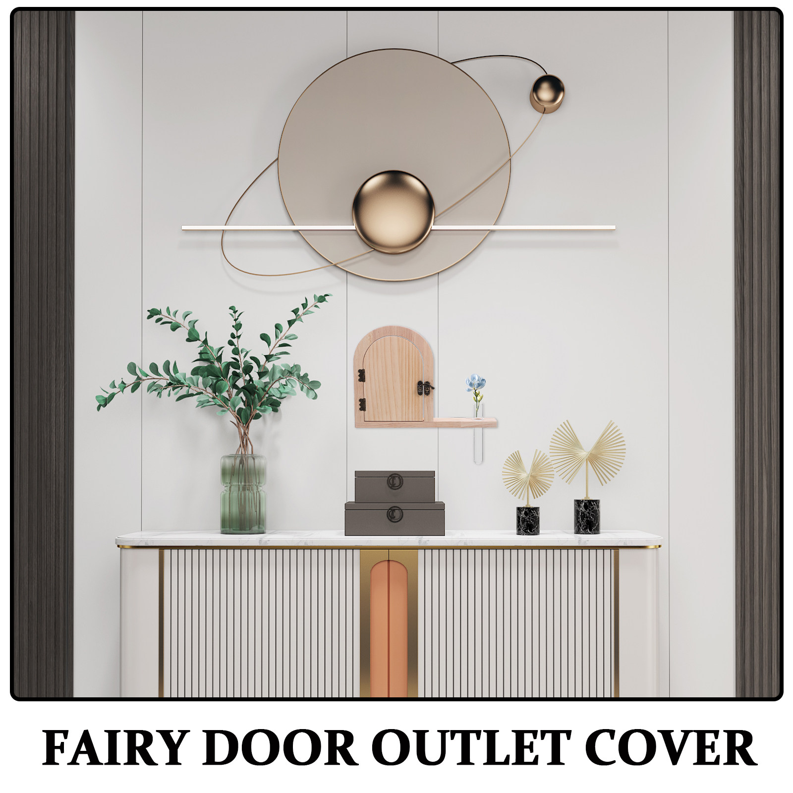 Fairy Door Outlet Cover Wooden - Outlet Cover Baby ulasan dan harga